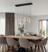 Immagine di Lampadario A Cascata Fiato Multicolor Led Dimmerabile Trio