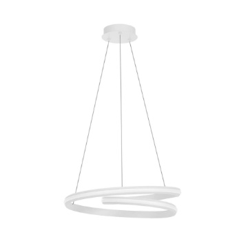 Immagine di Lampadario Led Bianco Torsion 40w CCT Dimmerabile Redo