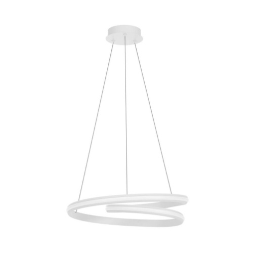 Immagine di Lampadario Led Bianco Torsion 40w CCT Dimmerabile Redo
