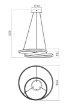 Immagine di Lampadario Led Bianco Torsion 40w CCT Dimmerabile Redo
