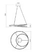Immagine di Lampadario LED Curvo Bianco 60w Luce Regolabile Dimmerabile Torsion Redo
