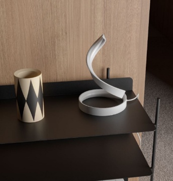 Immagine di Abat jour Moderna Bianca Fiamma Led CCT Dimmerabile Redo