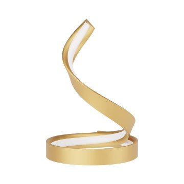 Immagine di Abat jour Led Oro Fiamma Luce Regolabile Torsion Redo