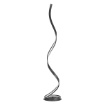 Immagine di Piantana Nera Torsion Design Spirale Led Dimmer CCT Redo