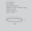 Immagine di Plafoniera Led Biemissione Rotonda 50cm Aera Top Light