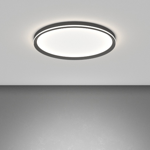 Immagine di Plafoniera Rotonda 60cm Doppia Luce Led 55w CCT Aera Top Light