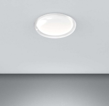 Immagine di Plafoniera Bubble Doppio Diffusore Acrilico 40cm Led CCT 38w Top Light