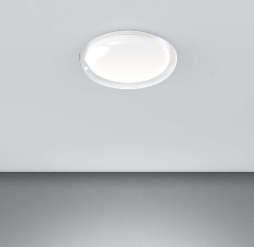 Immagine di Plafoniera Bubble Doppio Diffusore Acrilico 40cm Led CCT 38w Top Light