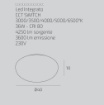 Immagine di Plafoniera Bubble Doppio Diffusore Acrilico 40cm Led CCT 38w Top Light