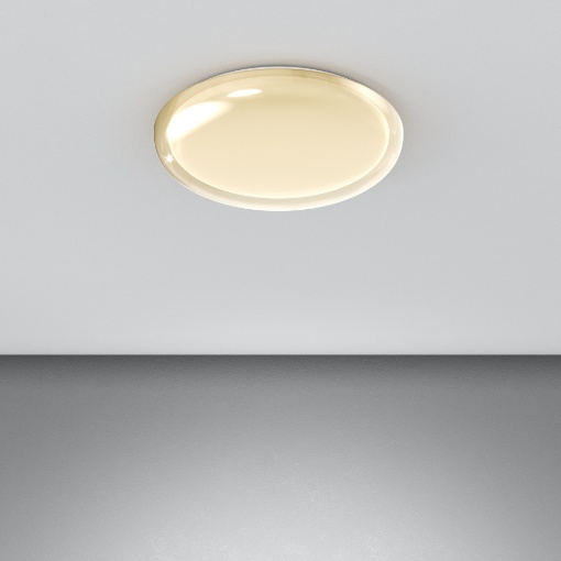 Immagine di Plafoniera Tonda Doppio Diffusore Acrilico Bubble 50cm Led CCT Top Light