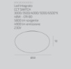 Immagine di Plafoniera Tonda Doppio Diffusore Acrilico Bubble 50cm Led CCT Top Light