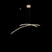 Immagine di Lampadario Oro Spostabile Kawaii Led CCT Dimmerabile Top Light