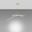 Immagine di Lampadario Oro Spostabile Kawaii Led CCT Dimmerabile Top Light
