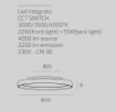 Immagine di Plafoniera Plana 40cm Led Biemissione CCT Top Light