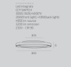 Immagine di Lampada Da Soffitto Plana Top Light 50 cm Doppia Luce Led