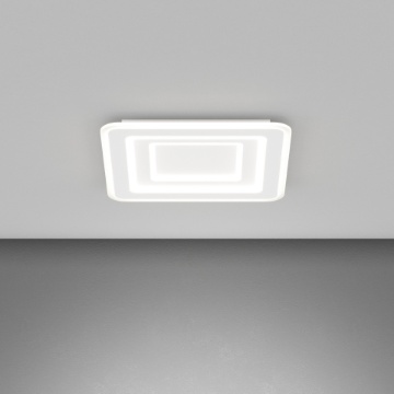 Immagine di Plafoniera Top Light Zoom Quadrata Bianca Led CCT 55w