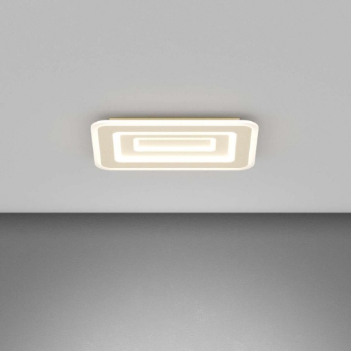 Immagine di Plafoniera Top Light Zoom Sabbia Rettangolare Led 42w CCT