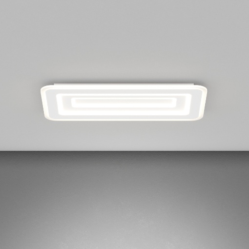 Immagine di Plafoniera Rettangolare Bianca Top Light Zoom Led 56w Colore Luce Selezionabile