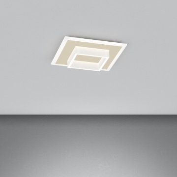 Immagine di Plafoniera Wish Top Light Sabbia Cornice Led 29w CCT