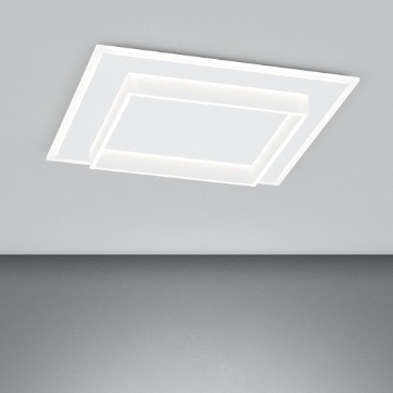 Immagine di Plafoniera Squadrata Bianca Wish Top Light Led 58w CCT