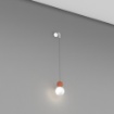 Immagine di Applique Cottage Top Light Sfera Vetro Sospesa Vari Colori