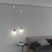 Immagine di Applique Cottage Top Light Sfera Vetro Sospesa Vari Colori