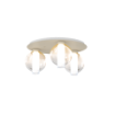 Immagine di Plafoniera Sabbia Con Tre Sfere Vetro Colorate V Line Top Light