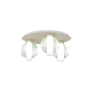 Immagine di Plafoniera Sabbia Con Tre Sfere Vetro Colorate V Line Top Light