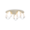 Immagine di Plafoniera Tonda Sabbia 5 Sfere Vetro Colorate V Line Top Light