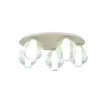 Immagine di Plafoniera Tonda Sabbia 5 Sfere Vetro Colorate V Line Top Light