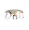 Immagine di Plafoniera V Line Top Light Sabbia Con Sfere Vetro Soffiato Multicolor