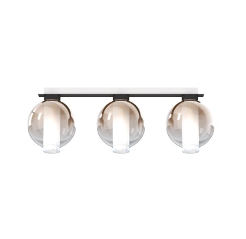 Immagine di Plafoniera Rettangolare Con Sfere Vetro Soffiato V Line Top Light