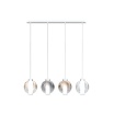 Immagine di Lampadario Top Light Wax Binario Con Sfere Vetro Multicolor
