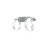 Immagine di Plafoniera Moderna Top Light Wax Cromo Con Sfere Vetro Soffiato