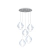 Immagine di Lampadario Moderno Sfere Vetro Soffiato Per Soggiorno Wax Top Light
