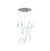 Immagine di Lampadario Moderno Sfere Vetro Soffiato Per Soggiorno Wax Top Light