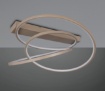 Immagine di Plafoniera Led Curva Tortora 34w CCT Dimmerabile Darvin Trio