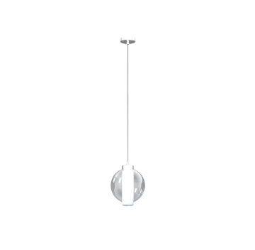Immagine di Sospensione Wax Top Light Sfera Vetro Colorato Per Penisola