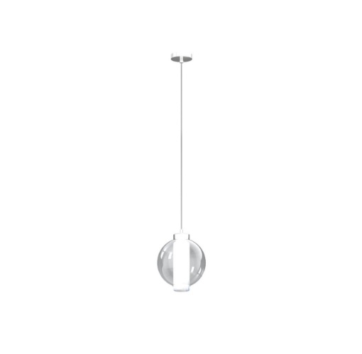 Immagine di Sospensione Wax Top Light Sfera Vetro Colorato Per Penisola