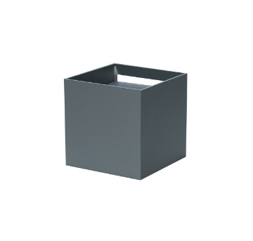 Immagine di Applique Esterna Antracite Cubo Led 12,5w CCT Fasci Luce Regolabili IP65 Life