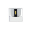 Immagine di Applique Cubo Bianco Biemissione Led 12,5w CCT Fasci Luce Regolabili IP65 Life