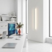 Immagine di Applique Fosca Bianca 140 cm Biemissione Led 43w CCT Fosca ACB