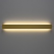 Immagine di Applique Fosca Oro Rettangolare 60 cm Biemissione Led CCT 18w ACB