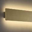 Immagine di Applique Fosca Oro Rettangolare 60 cm Biemissione Led CCT 18w ACB