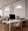 Immagine di Applique Mensola Bianca 38 cm Led CCT Brick ACB