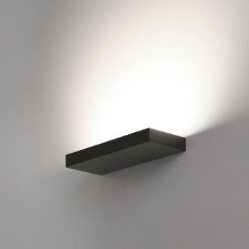 Immagine di Applique Moderna Mensola Led 38w CCT Brick Nero 38cm ACB