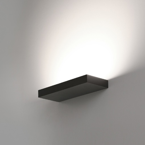 Immagine di Applique Moderna Mensola Led 38w CCT Brick Nero 38cm ACB