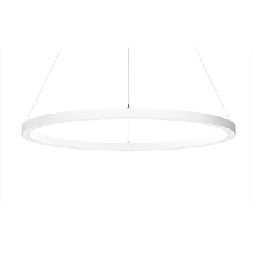 Immagine di Lampadario Grande Anello 155 cm Bianco Led 162w DALI Dual Zero Beneito