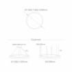 Immagine di Lampadario Grande Anello 155 cm Bianco Led 162w DALI Dual Zero Beneito