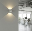 Immagine di Applique Bianca Interno Esterno IP65 Ania Biemissione Led 12w 3000k ACB